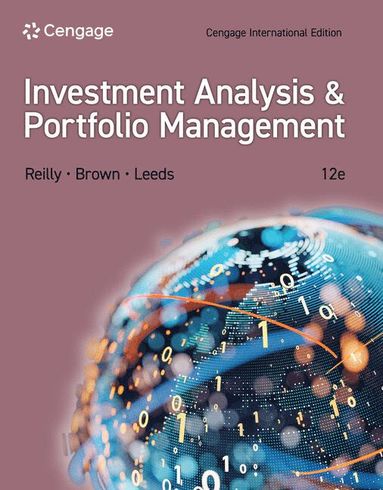 bokomslag Investment Analysis and Portfolio Management, Cengage International Edition