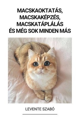 bokomslag Macskaoktatas, Macskakepzes, Macskataplalas es Meg Sok Minden Mas