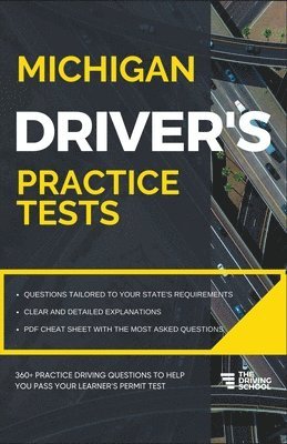 bokomslag Michigan Driver's Practice Tests