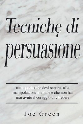 bokomslag Tecniche di persuasione