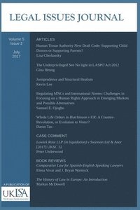 bokomslag Legal Issues Journal 5(2)