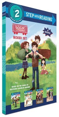 bokomslag Boxcar Children Step into Reading Boxed Set #1