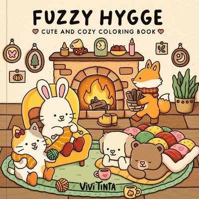 Vivi Tinta - Fuzzy Hygge Coloring Book: Cute and Cozy Coloring Book, Häftad