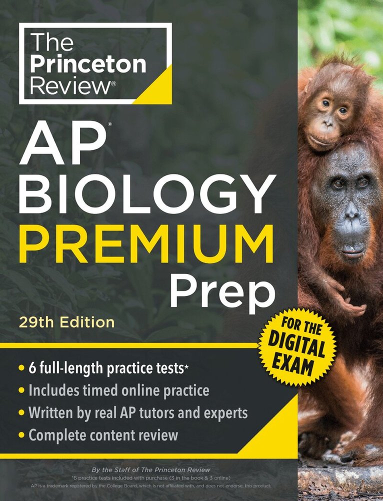The Princeton Review - Princeton Review AP Biology Premium Prep, 29th Edition, Häftad