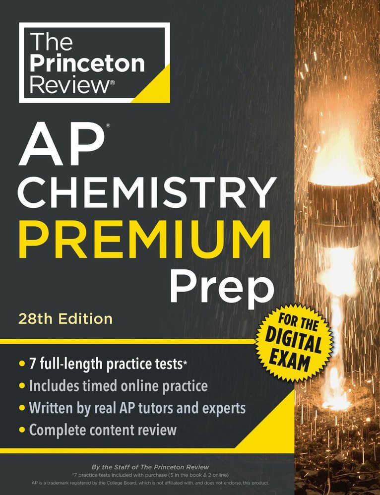 The Princeton Review - Princeton Review AP Chemistry Premium Prep, 28th Edition, Häftad. Tillgänglighet: Lägg i varukorg