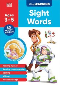 bokomslag Disney Learning Sight Words (Ages 3-5): Preschool English Reading, Spelling, Writing Workbook for Kids, Curriculum-Based