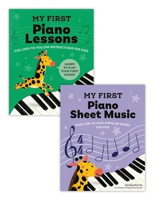 bokomslag My First Piano Book Set: Easy-To-Learn Lessons and Sheet Music (2 Books in 1)