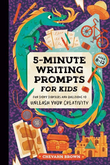 Chevahn Brown - 5-Minute Writing Prompts for Kids, Häftad