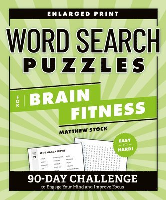 bokomslag Word Search Puzzles for Brain Fitness