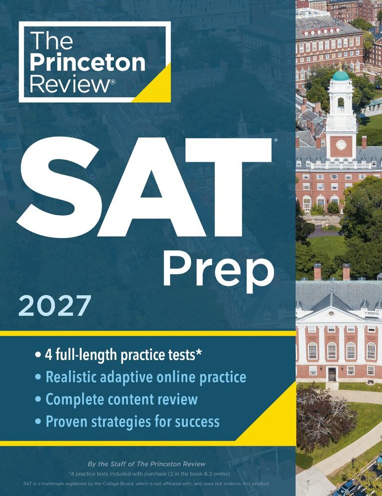 Princeton Review - Princeton Review SAT Prep, 2027, Häftad