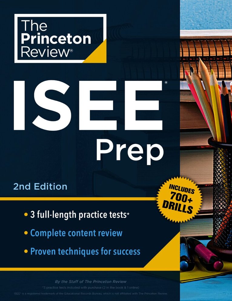 Princeton Review ISEE Prep, 2nd Edition