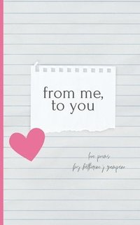 bokomslag from me, to you