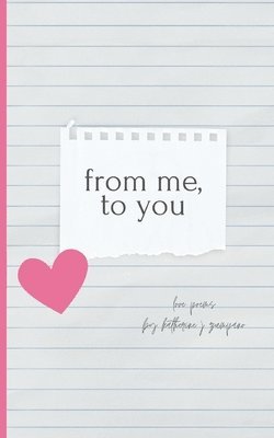 bokomslag from me, to you