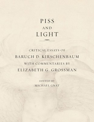 bokomslag Piss and Light