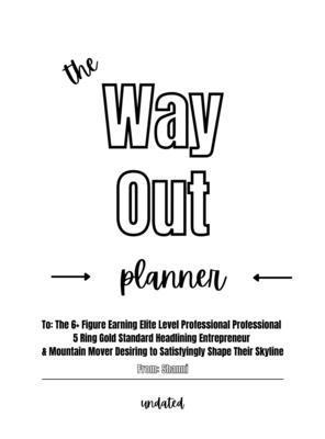 bokomslag The Way Out Planner