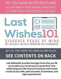 bokomslag Last Wishes 101: Discover Peace of Mind