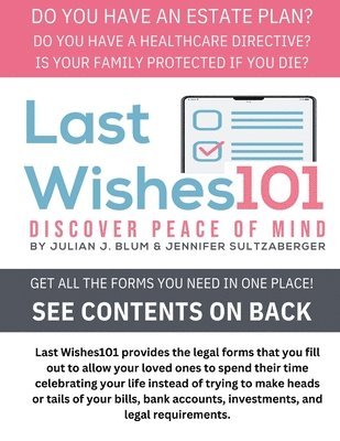 bokomslag Last Wishes 101: Discover Peace of Mind