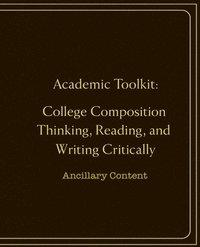 bokomslag Academic Toolkit