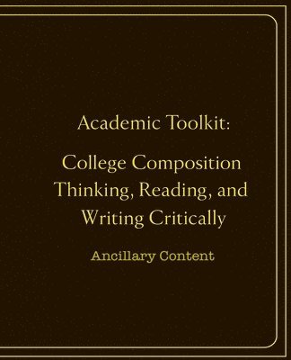 bokomslag Academic Toolkit