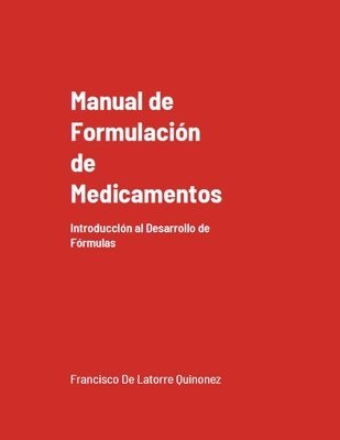 bokomslag Manual de Formulacin de Medicamentos