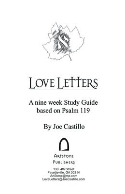 Joe Castillo - Love Letters Study Guide, Häftad