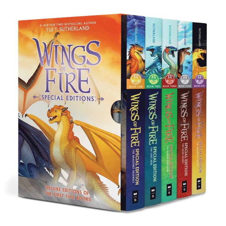 Tui T. Sutherland, Tui T Sutherland - Wings of Fire 1-5 Special Edition Boxset, Häftad