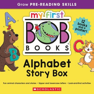 Lynn Maslen Kertell - My First Bob Books - Alphabet Story Box Bind-Up Phonics, Letter Sounds, Ages 3 and Up, Pre-K (Reading Readiness), Inbunden