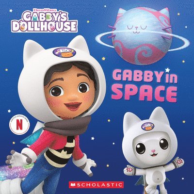 Gabby's Dollhouse: Gabby in Space (Shaped Storybook with Shiny Cover)