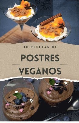 bokomslag Cocina vegana - 30 Recetas de postres venganos