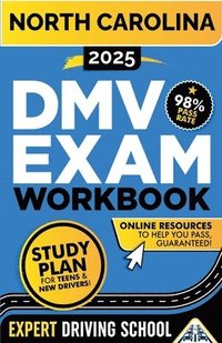 bokomslag North Carolina DMV Exam Workbook: 400+ Practice Questions to Navigate Your DMV Exam With Confidence