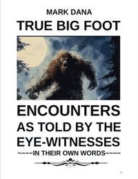 bokomslag True Big Foot Encounters As Told By The Eye-Witnesses In Their Own Words