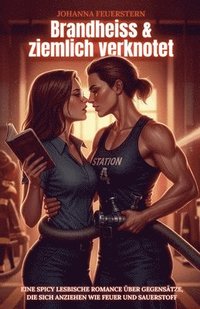 bokomslag Brandheiss & ziemlich verknotet: Eine spicy lesbische Romance über Gegensätze, die sich anziehen wie Feuer und Sauerstoff