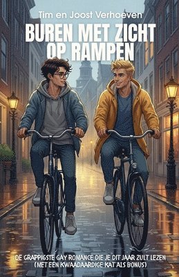 bokomslag Buren met zicht op rampen: De grappigste gay romance die je dit jaar zult lezen (met een kwaadaardige kat als bonus)