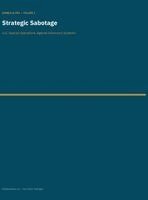 Daniel Meegan, James G Hall, William T Pitt - Strategic Sabotage, Inbunden