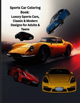 Luxury Sports Car Coloring Book
