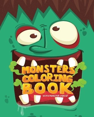 bokomslag Monsters Coloring Book (With Monster Jokes!)