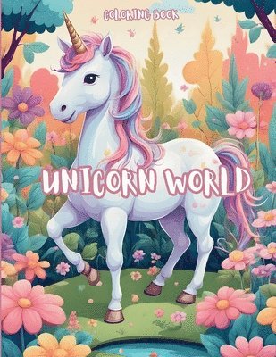 bokomslag Unicorn World Coloring Book