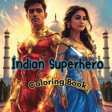 bokomslag Indian Superheroes Coloring Book