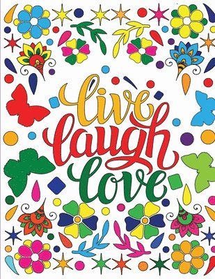 bokomslag Live, Laugh, Love Coloring Book