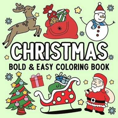 bokomslag Christmas Bold and Easy Coloring Book