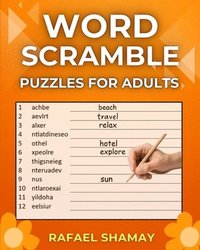 bokomslag Word Scramble Puzzle Book for Adults