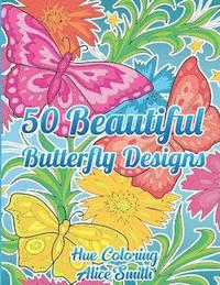 bokomslag 50 Beautiful Butterfly Designs Coloring Book
