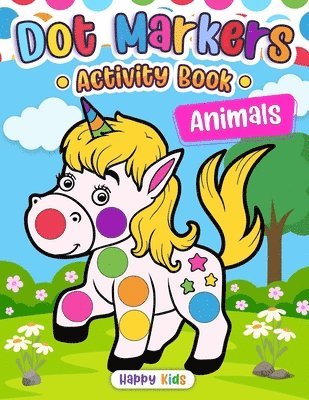 bokomslag Dot Markers Activity Book Animals