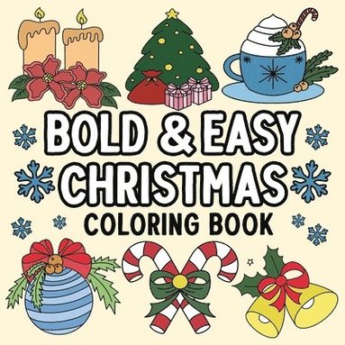 bokomslag Bold and Easy Christmas Coloring Book