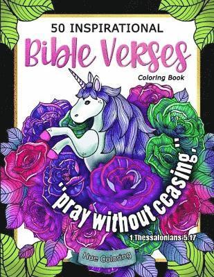 bokomslag 50 Inspirational Bible Verses Coloring Book