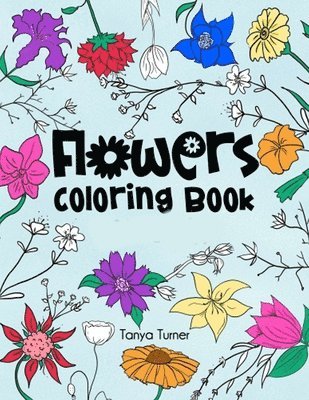 bokomslag Flowers Coloring Book