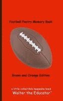 bokomslag Football Poetry Memory Book - Brown and Orange Edition