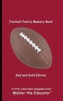 bokomslag Football Poetry Memory Book - Dark Red and Black Edition