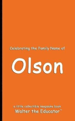 bokomslag Celebrating the Family Name of Olson