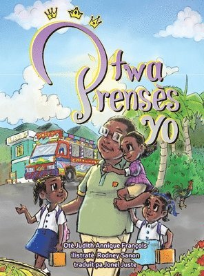 bokomslag Two Prensès Yo (Creole version of Meet the Three Princesses)